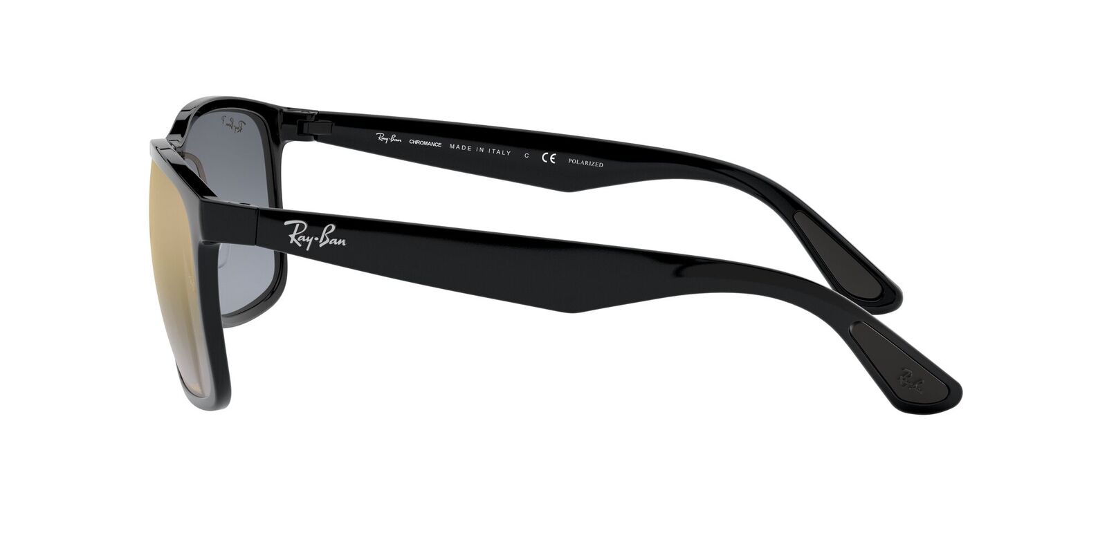 RAY BAN 0RB4264 SIZE58 BLACK W/BLUE MIR GOLD GRADIENT POLAR