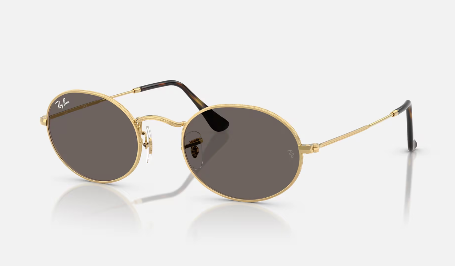 RAY BAN 0RB3774D 001/8755 ARISTA W/DARK GREY