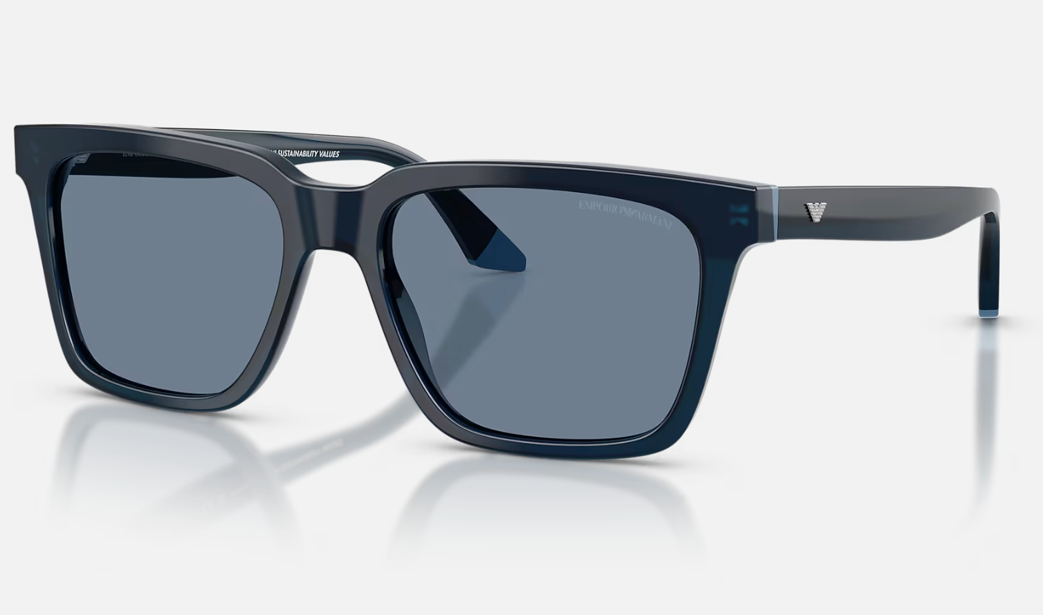 ARMANI 0EA4260 63172V55 SHINY OPAL BLUE/LIGHT BL W/BLUE POLAR