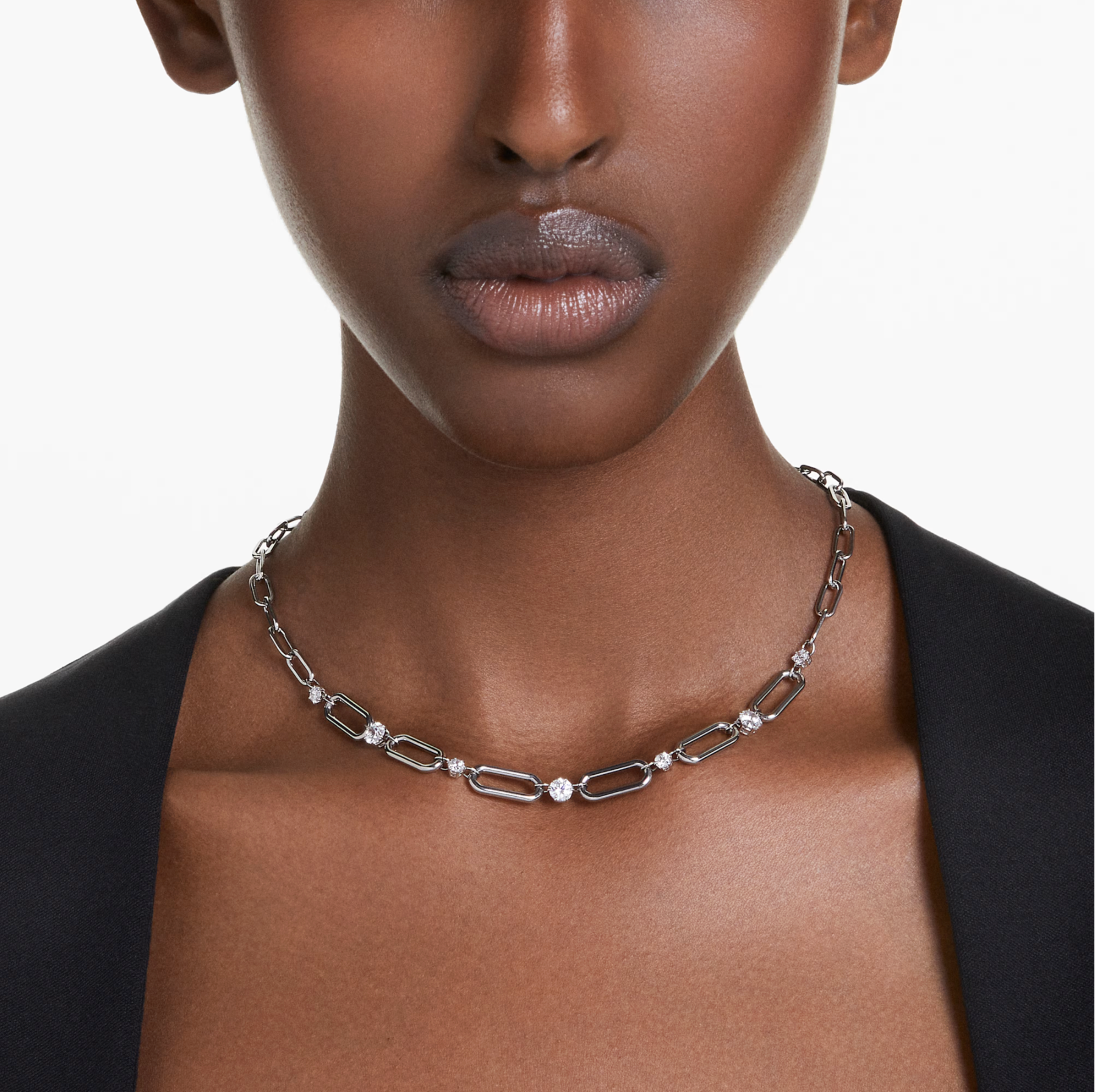 5683360 CONSTELLA:NECKLACE CHAIN WHITE/RHS