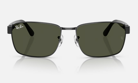 RAY BAN 0RB3750 002/3162 BLACK W/GREEN
