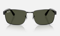 RAY BAN 0RB3750 002/3162 BLACK W/GREEN