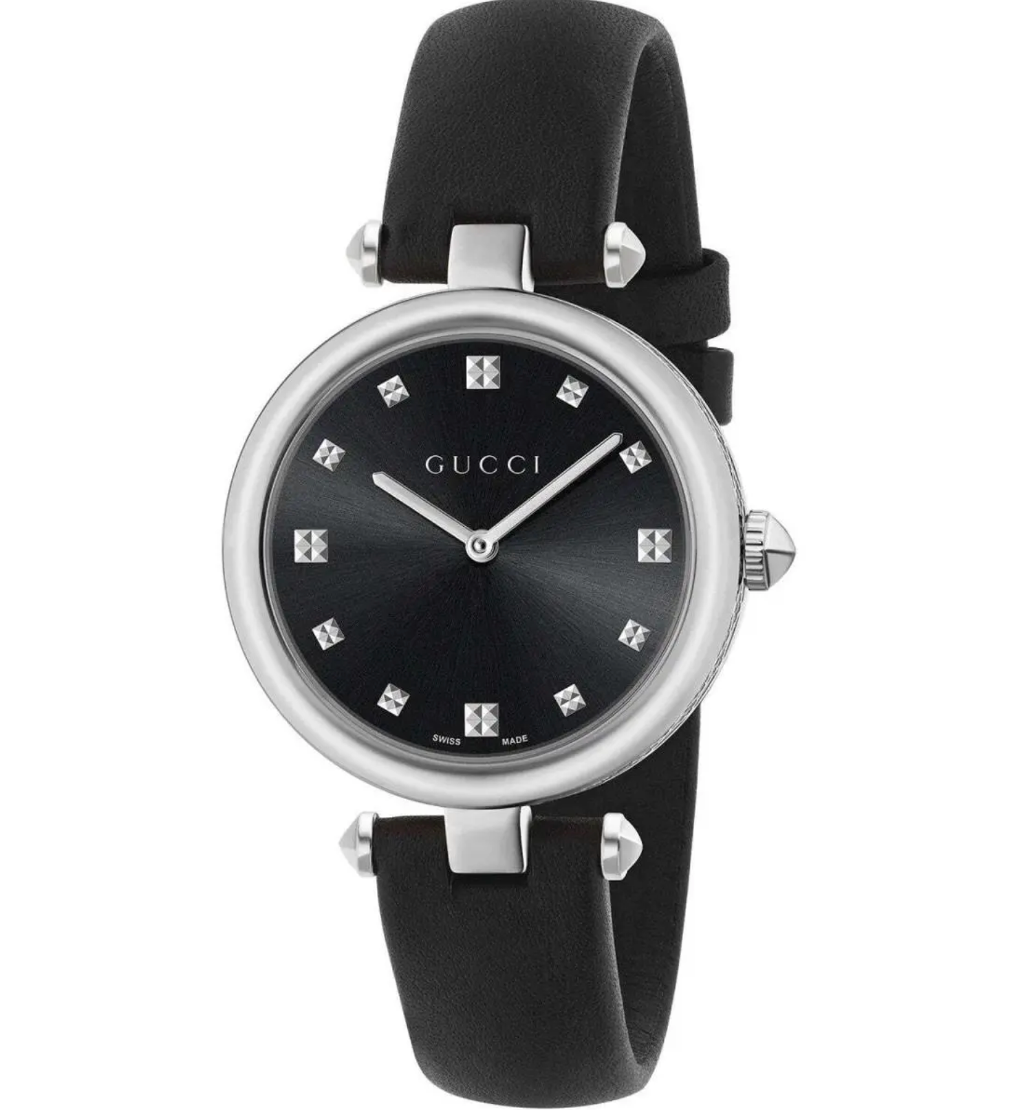 YA141403 DIAMANTISSIMA MD BLACK/STEEL/BLACK CALF