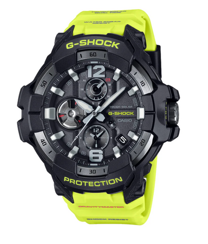 GRB300RY-1A9 G SHOCK ANA RESCUE YELLOW,YELLOW RESIN BAND