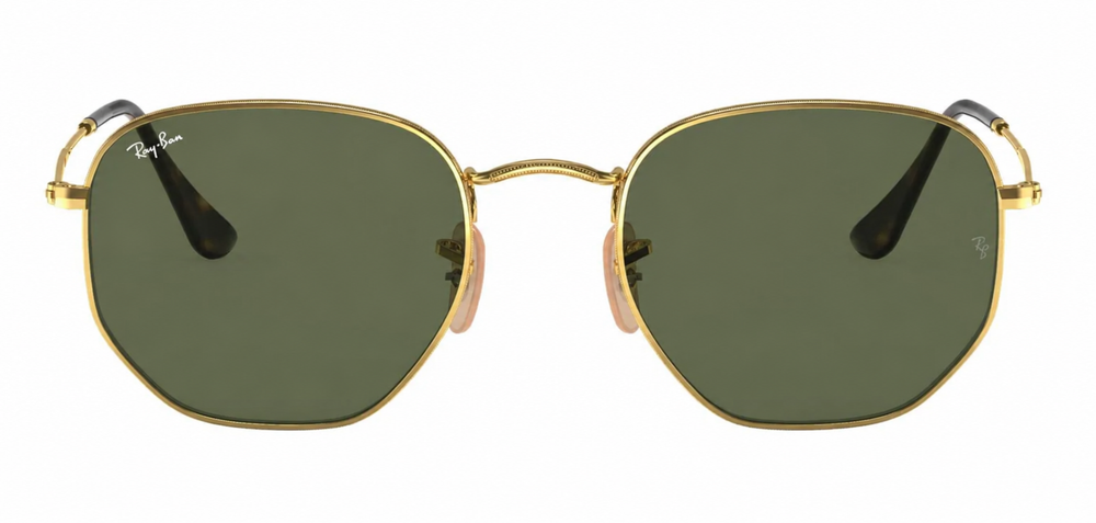 RAYBAN 0RB3548N SIZE51 HEXAGONAL ARISTA W/G-15 GREEN