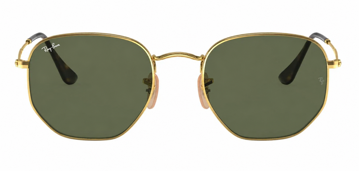 RAYBAN 0RB3548N SIZE51 HEXAGONAL ARISTA W/G-15 GREEN