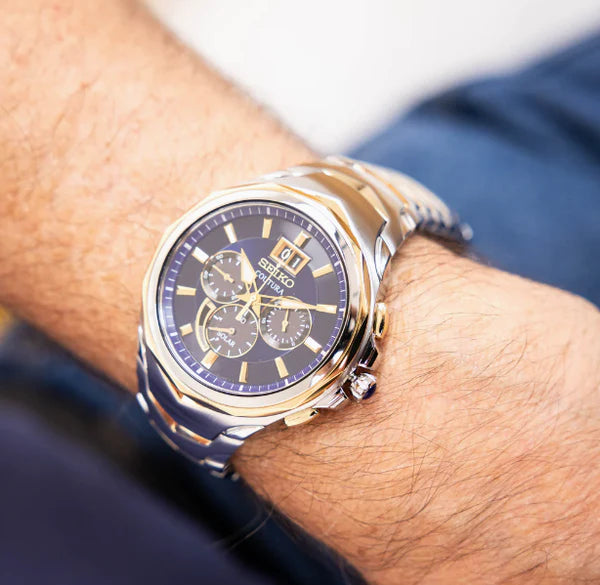 SEIKO SSC642P COUTURA MENS CHRONOGRAPH