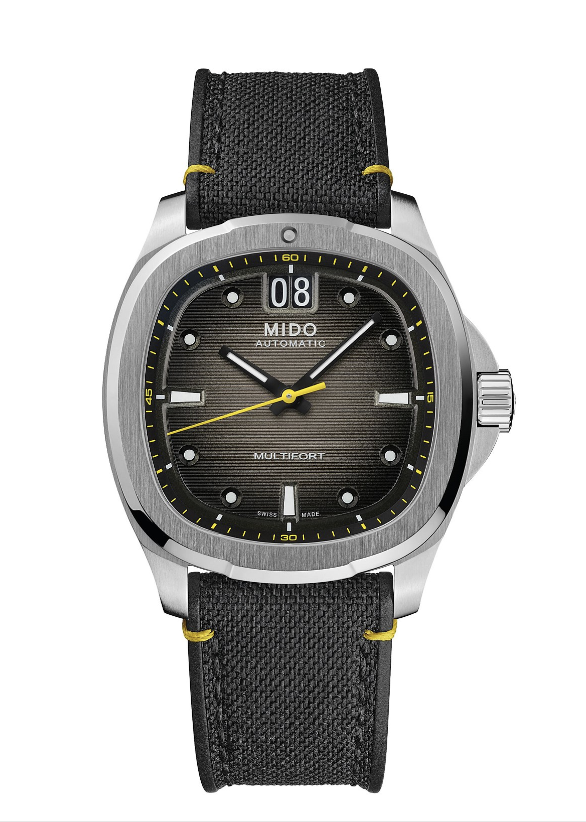 M0495261708101  MULTIFORT/GS/A/ST/T.Black/ GREY DIAL