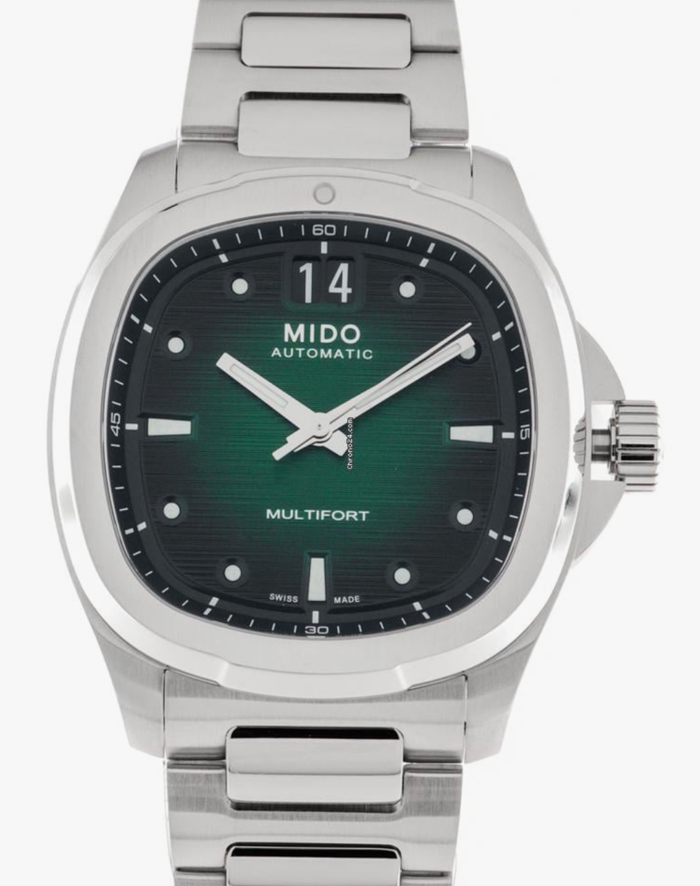 M0495261109100 MIDO MULTIFORT GS AUTO STEEL GREEN DIAL
