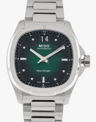 M0495261109100 MIDO MULTIFORT GS AUTO STEEL GREEN DIAL