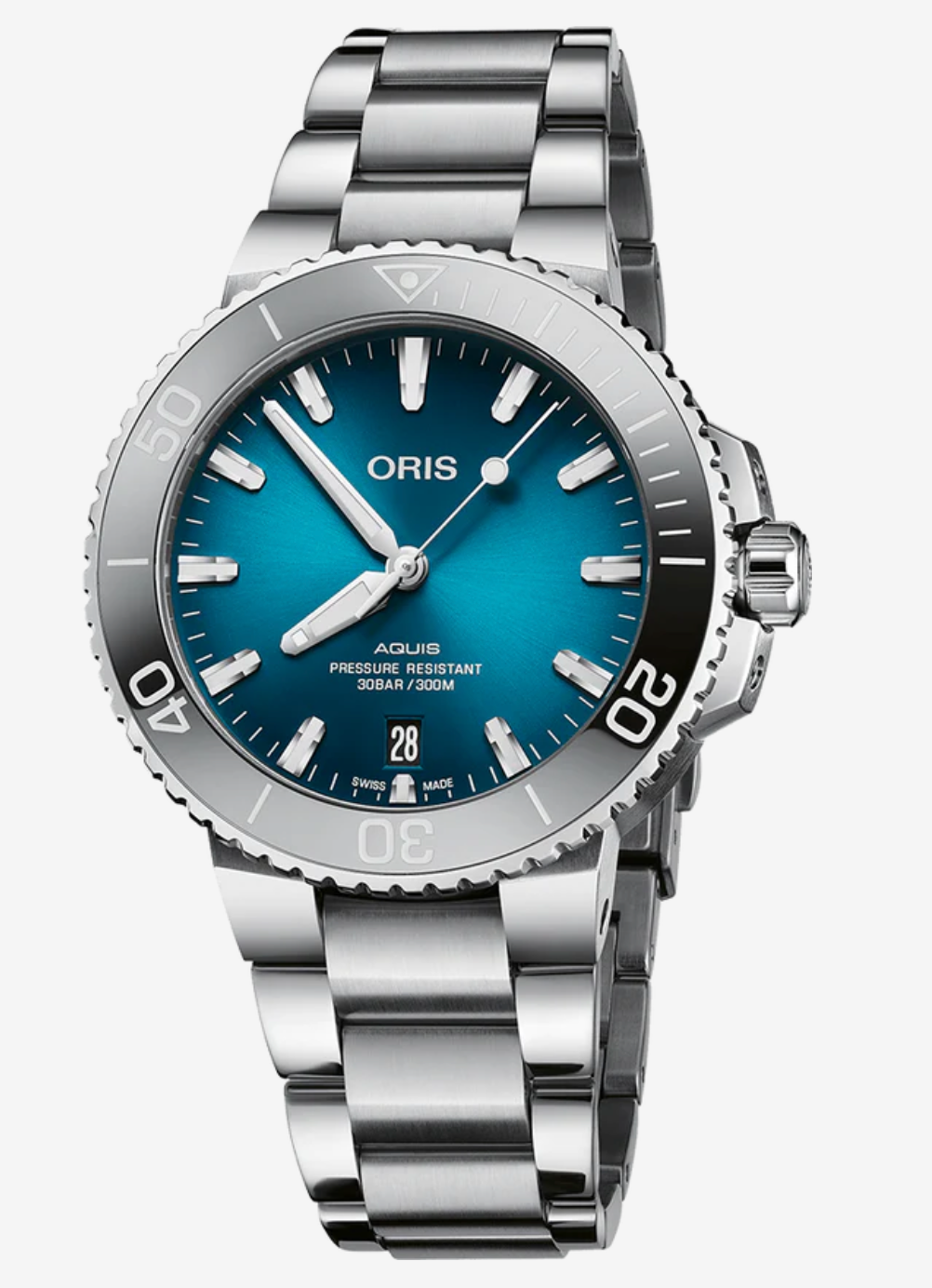 01 733 7732 4155-07 8 21 05PEB Oris Acquis Date-Blue Dial