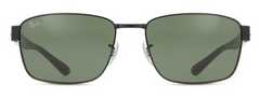 RAY BAN 0RB3750 002/3162 BLACK  W/GREEN