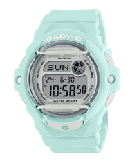 BG169U-3D BABY G DIG RENEWAL BG 169R-3D, GREEN RESIN BAND