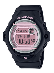 BG169U-1C BABY G DIG RENEWAL BG169M-1D, PINK FACE, BLK BAND