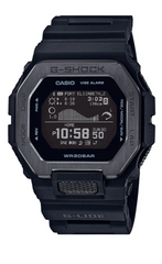 GBX100NS-1D G SHOCK G-LIDE NATURAL SURF, BLACK RESIN BAND