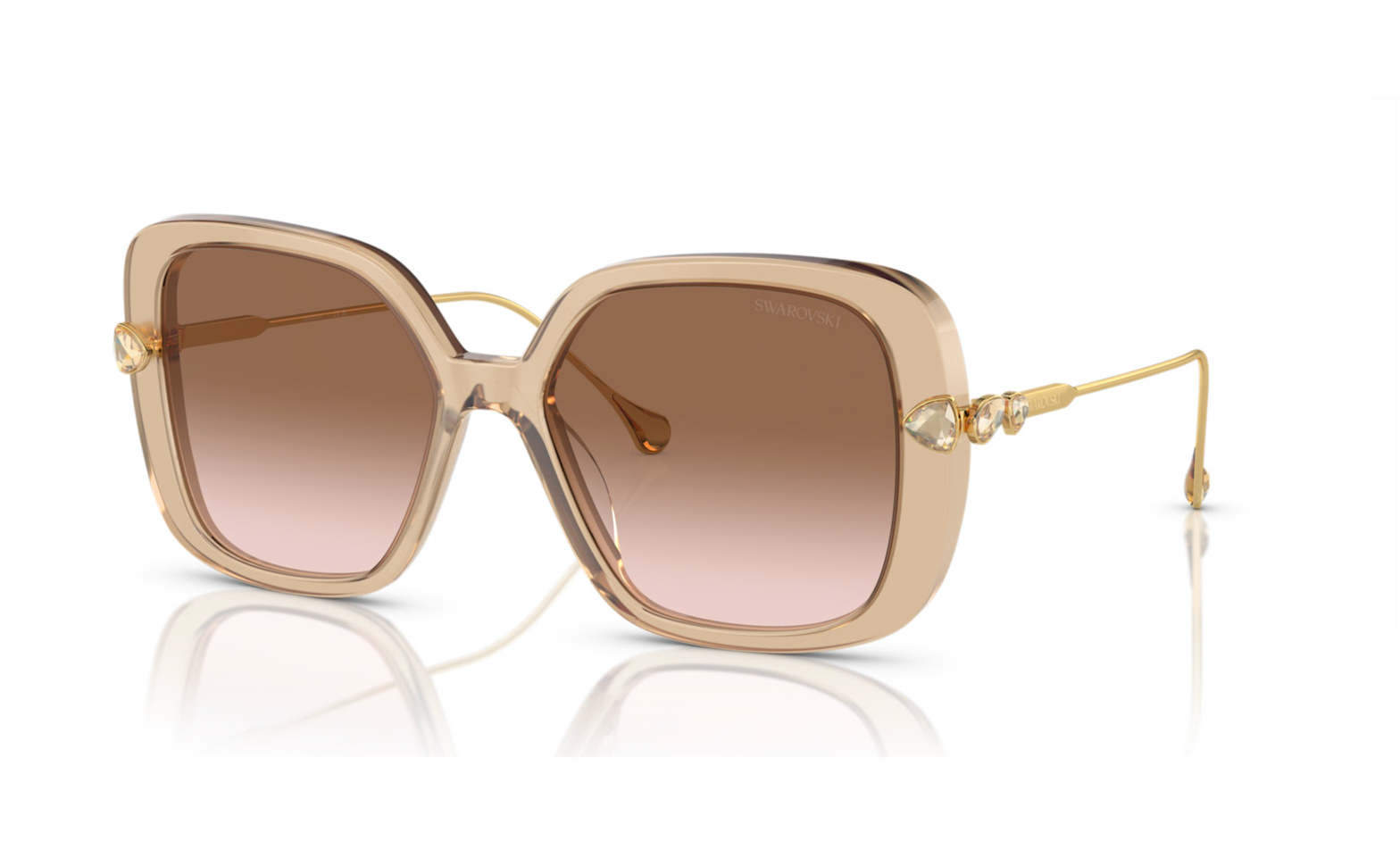 SWAROVSKI 0SK6011 HAVANA W/POLAR BROWN