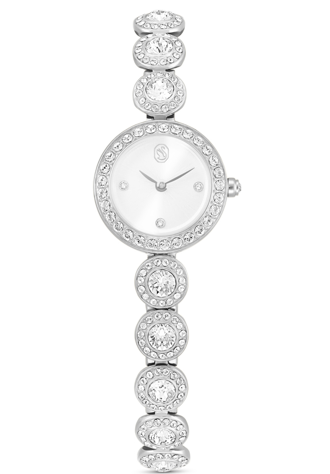 5737038 Una Angelic watch Crystal bracelet, Silver Tone, Stainless steel