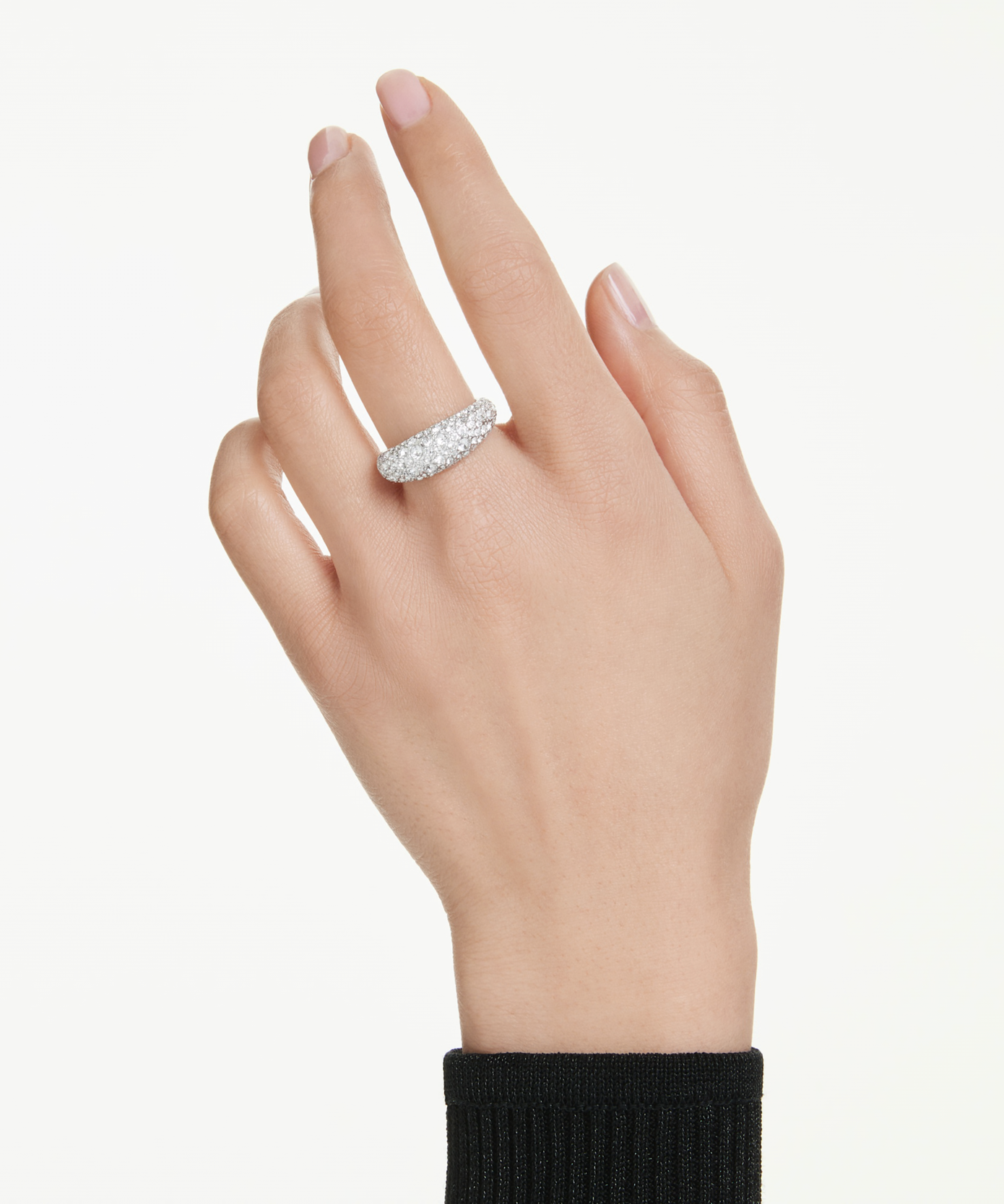 5737597 Sublima ring White, Rhodium plated