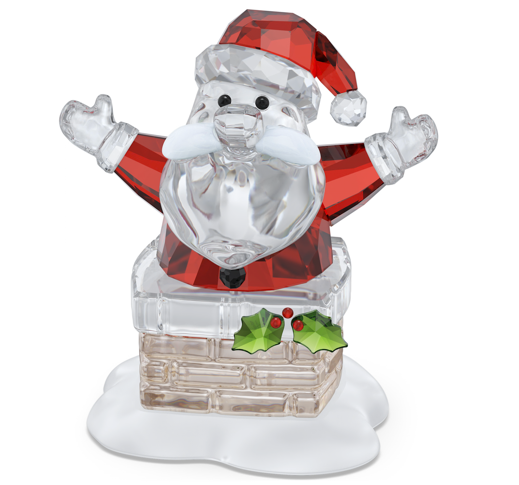 5701507 Holiday Cheers Santa Claus and Chimney