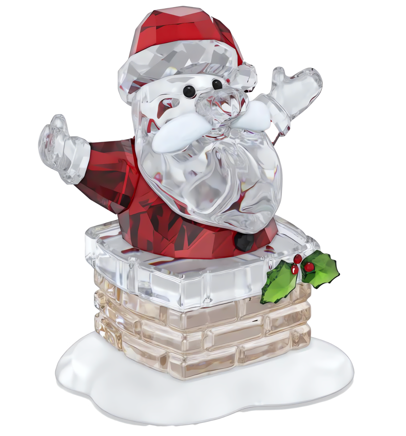 5701507 Holiday Cheers Santa Claus and Chimney