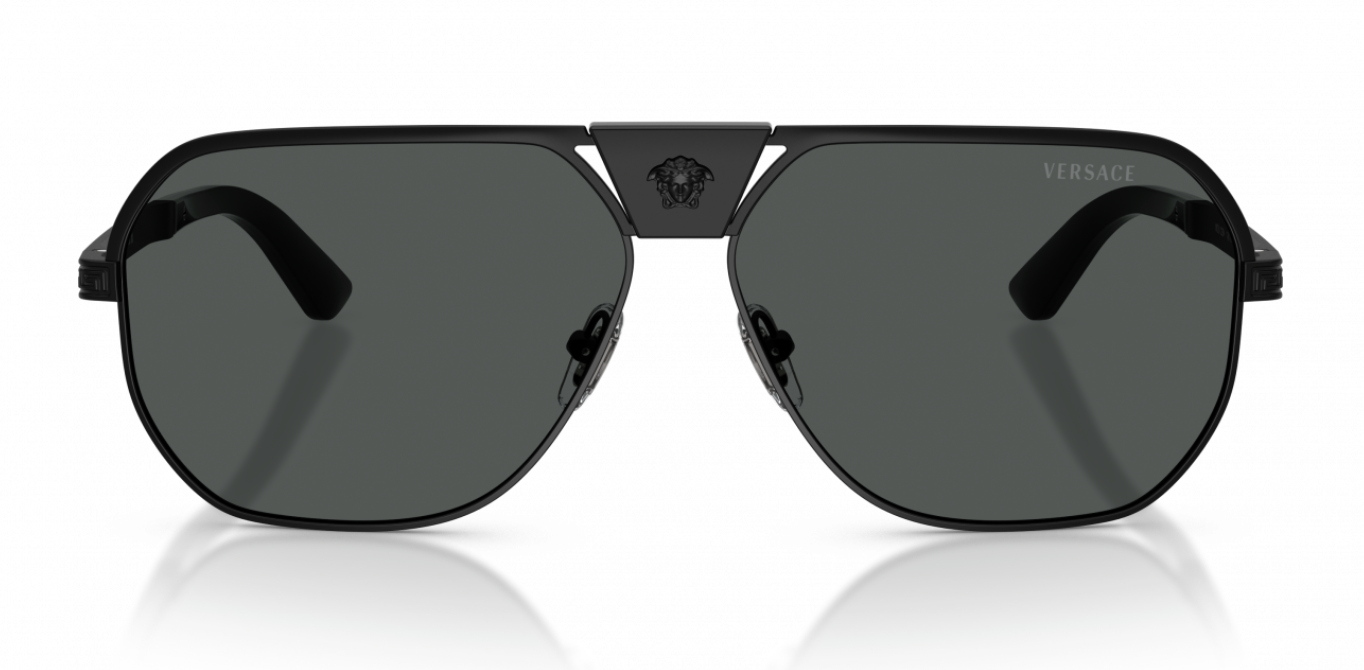 VERSACE 0VE2294 12618761 MATTE BLACK W/DARK GREY