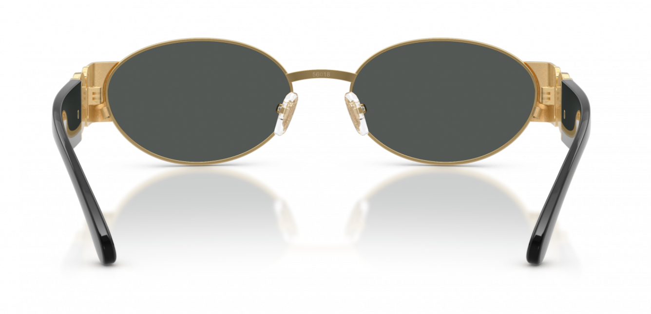 VERSACE 0VE2299 10028756 GOLD W/DARK GREY