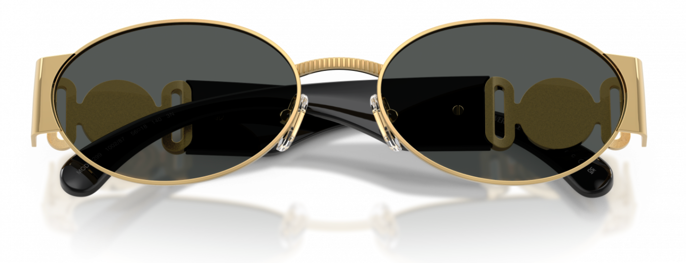 VERSACE 0VE2299 10028756 GOLD W/DARK GREY