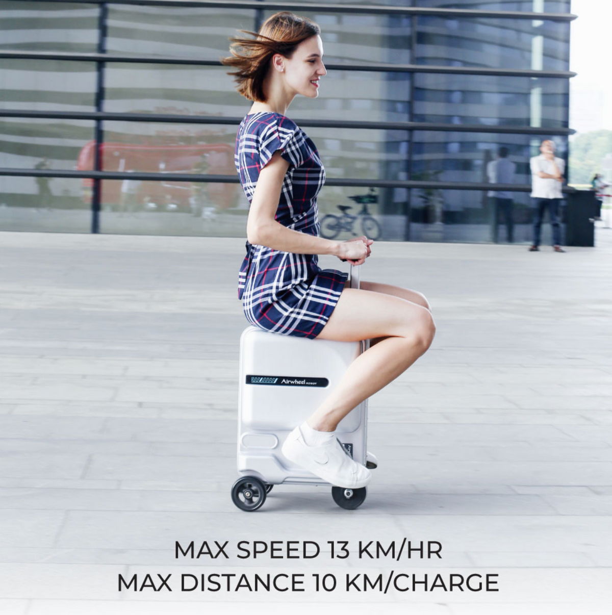 Airwheel SE3 mini T SILVER– Smart Rideable Suitcase