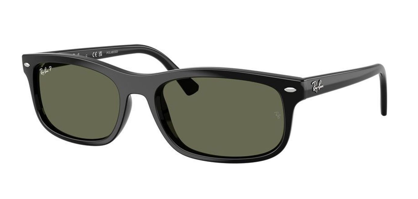 RAY BAN 0RB2224 901/5860 BLACK  W/POLAR GREEN