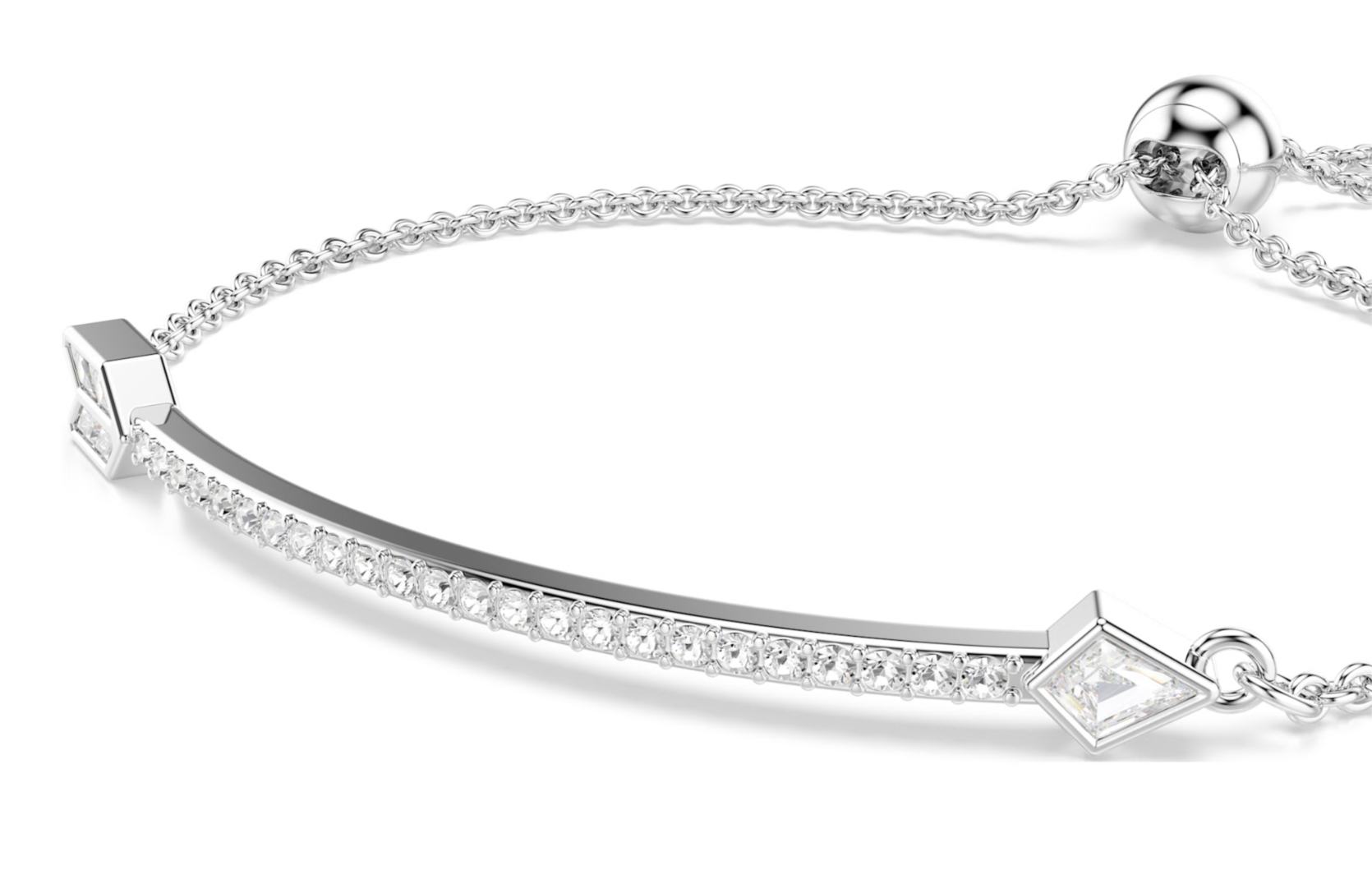 5741523 IDYLLIA:BRACELET ARROW WHI/RHS