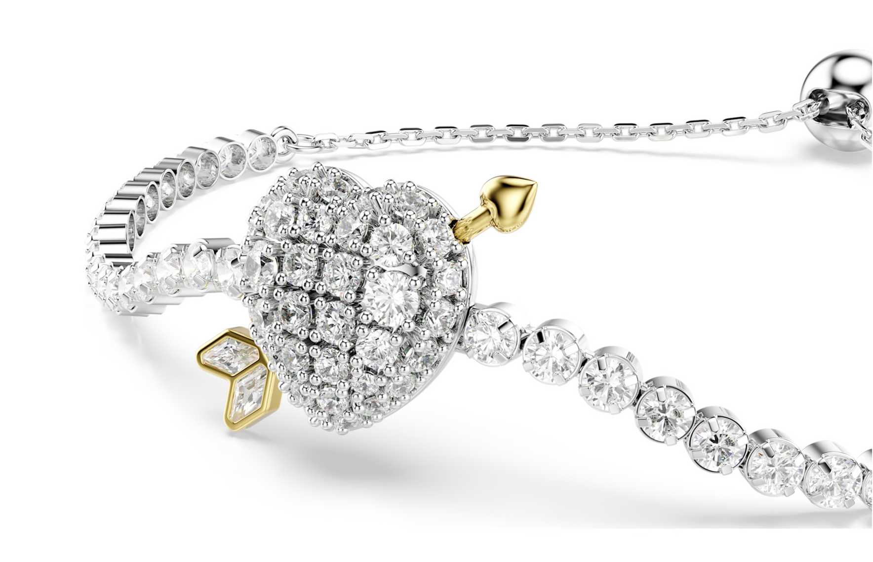 5742022 IDYLLIA:BRACELET WH/RHS