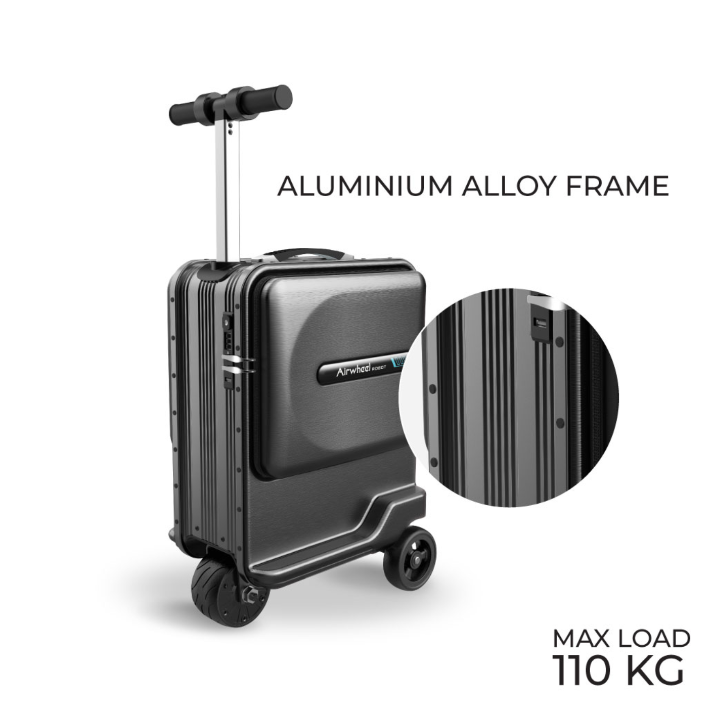 Airwheel SE3 mini T BLACK  – Smart Rideable Suitcase