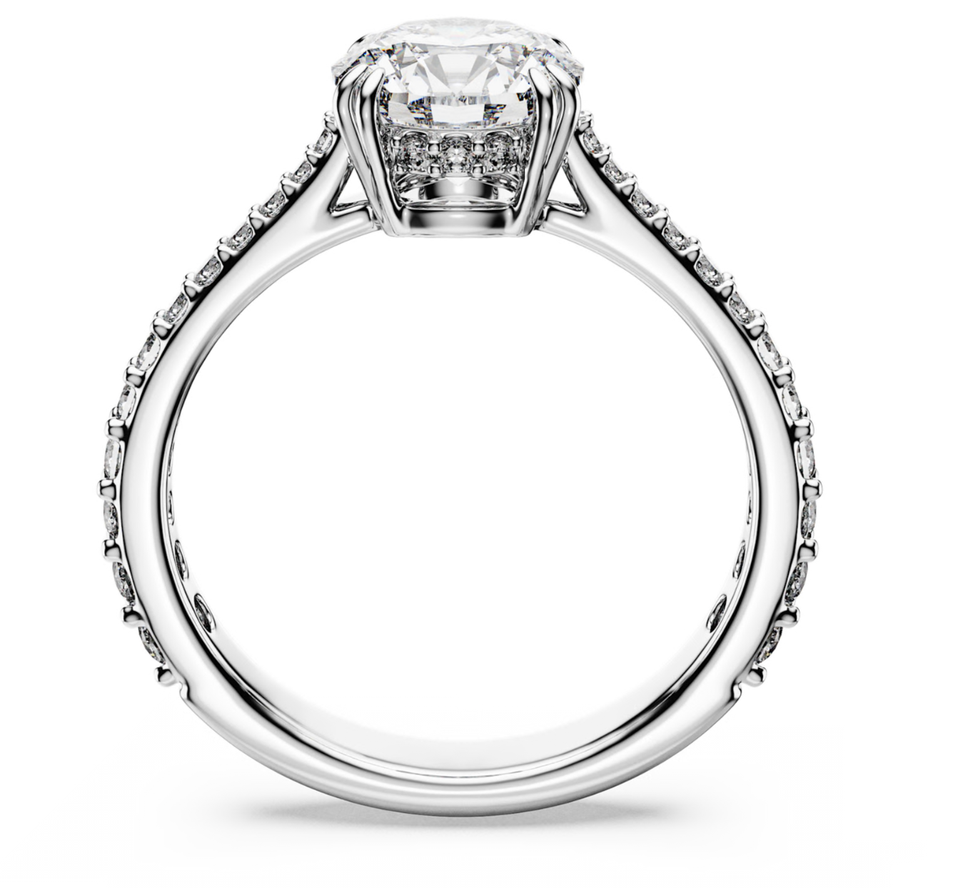 5717934 RE STILLA:RING COCR PAVE WHITE/UPD 55