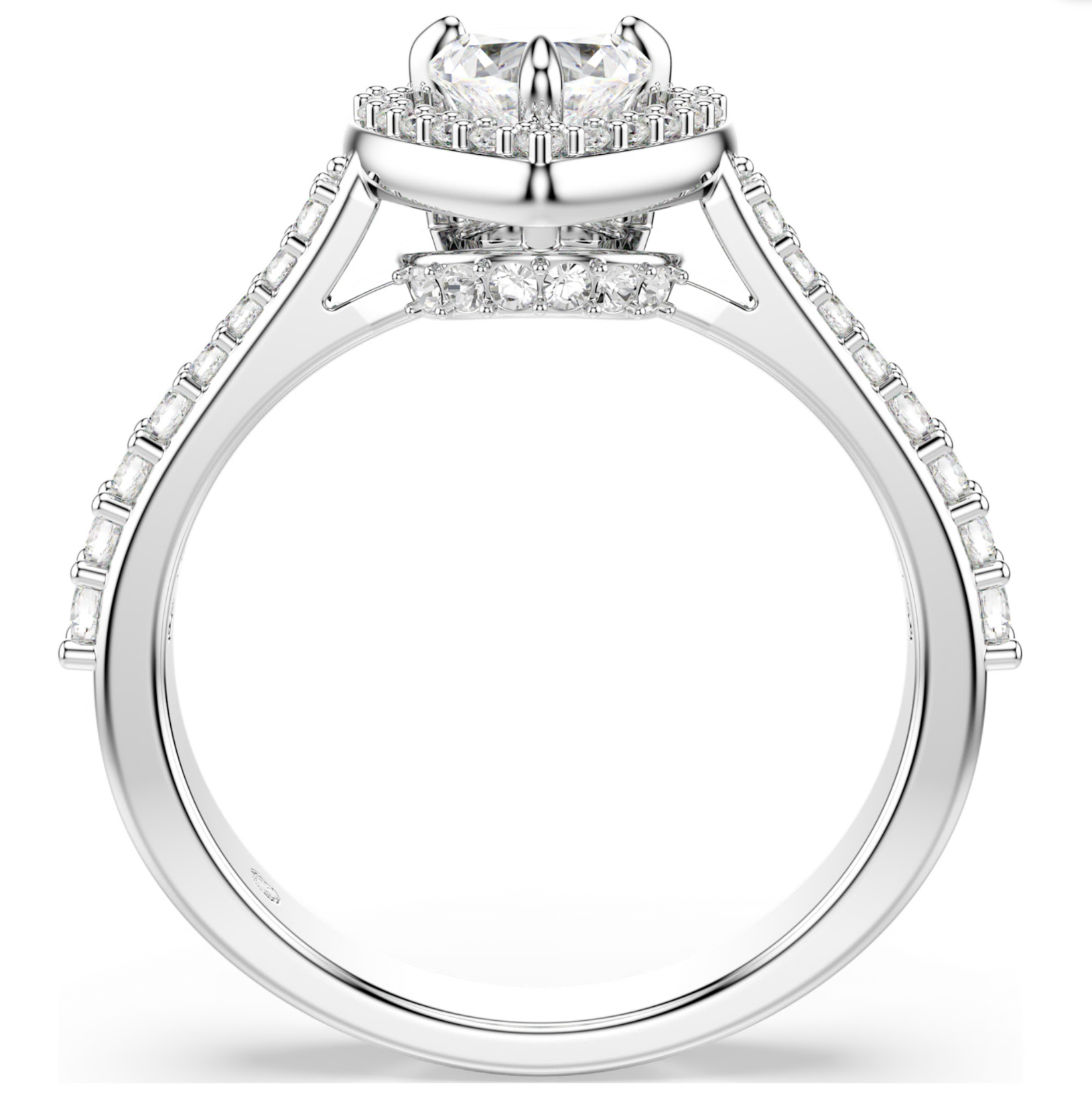 5744046 UNA:RING HRT WHITE/RHS 55