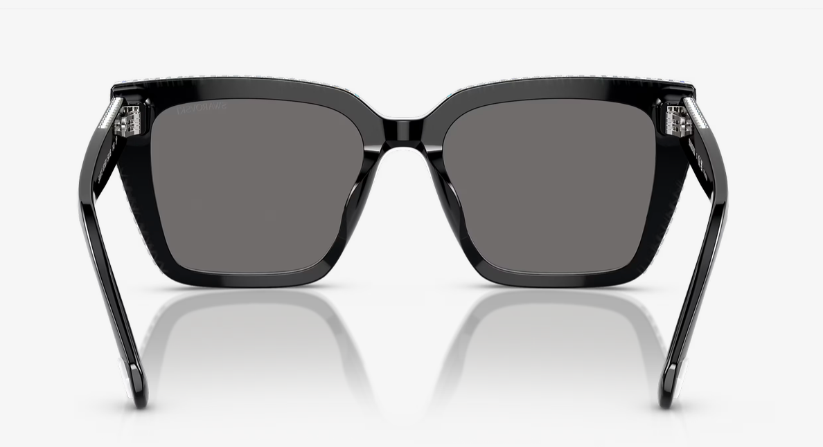 SWAROVSKI 0SK6013 BLACK W/DARK GREY