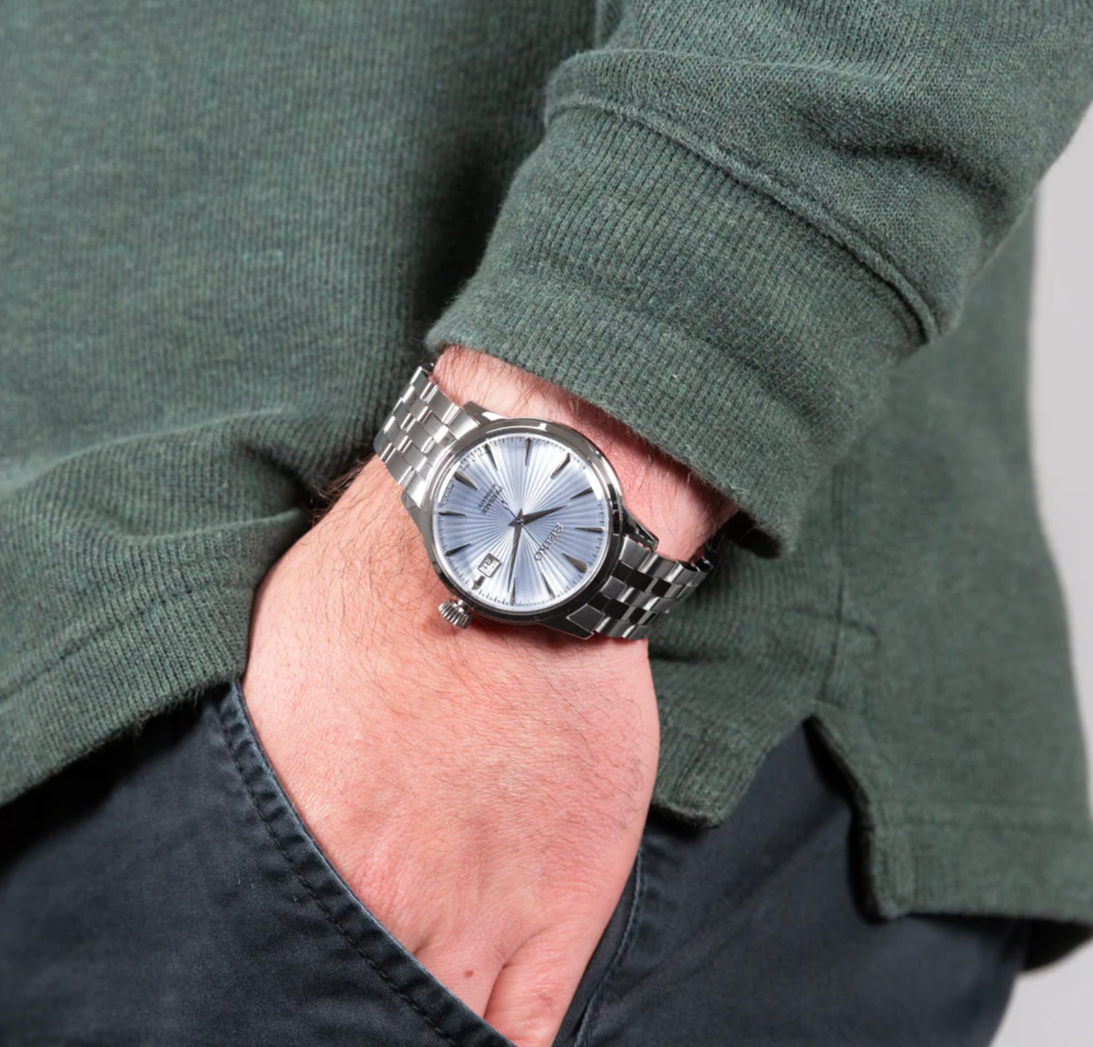 SEIKO SRPE19J1 PRESAGE AUTOMATIC 50M