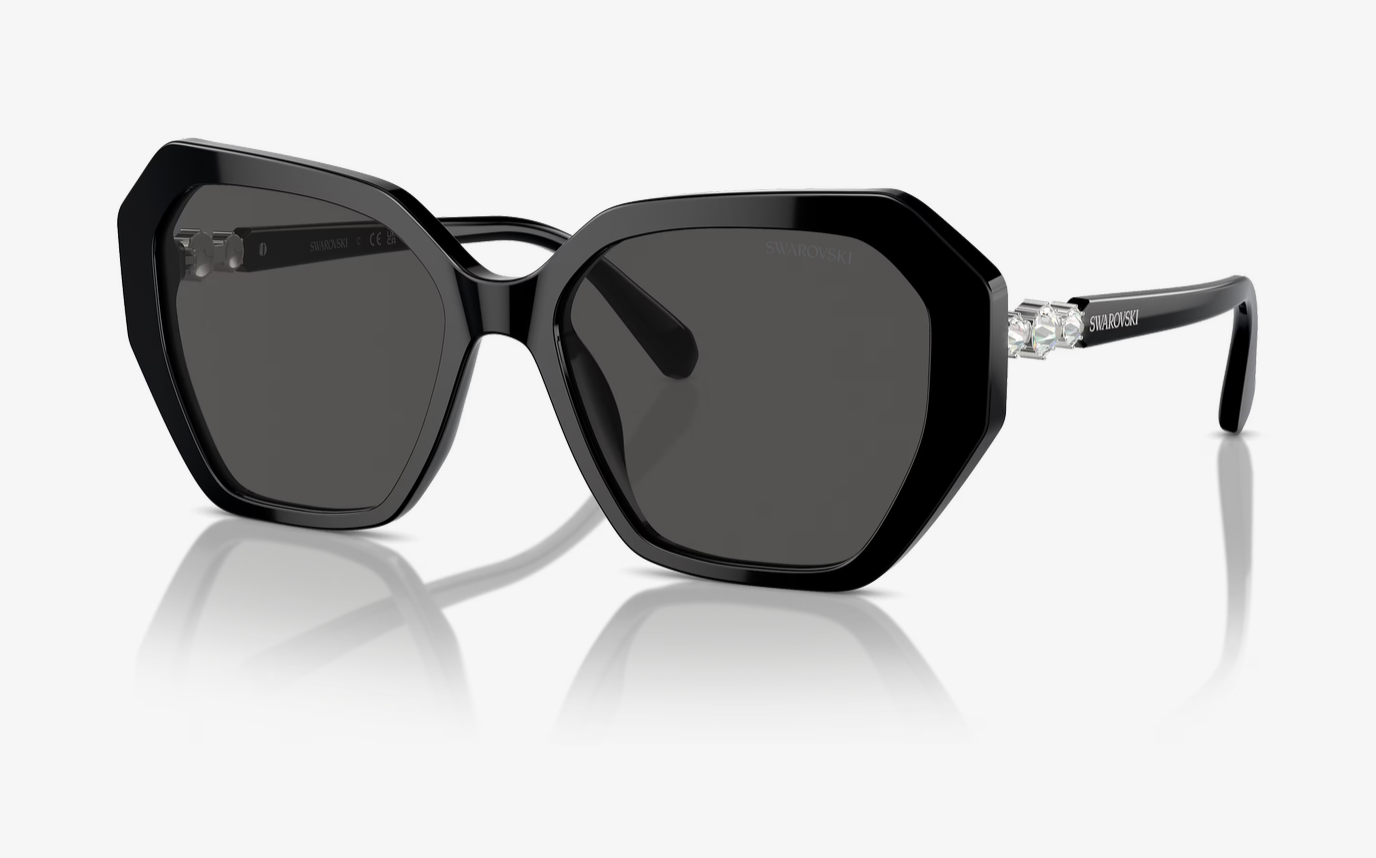 SWAROVSKI 0SK6017 10018756 BLACK W/DARK GREY