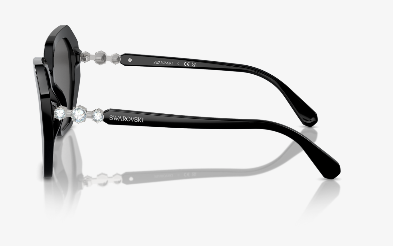 SWAROVSKI 0SK6017 10018756 BLACK W/DARK GREY