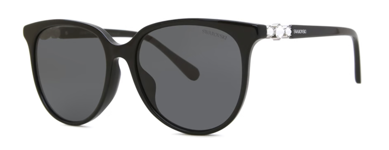 SWAROVSKI 0SK6023D BLACK W/DARK GREY
