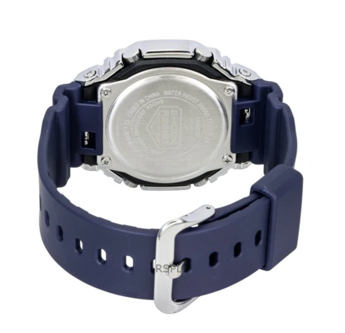 GM2110SH-2A G SHOCK DUO WISHING STAR, BLUE RESIN BAND