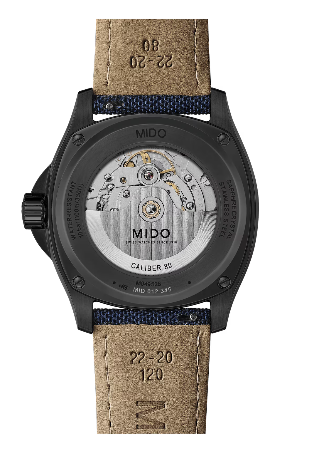 MIDO Multifort TV Big Date M049.526.37.041.00 - 39.2 X 40MM