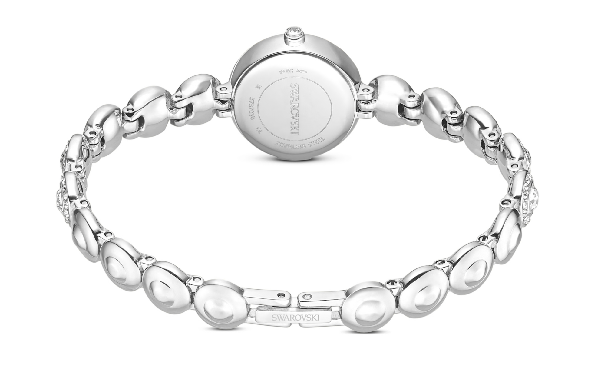 5737038 Una Angelic watch Crystal bracelet, Silver Tone, Stainless steel