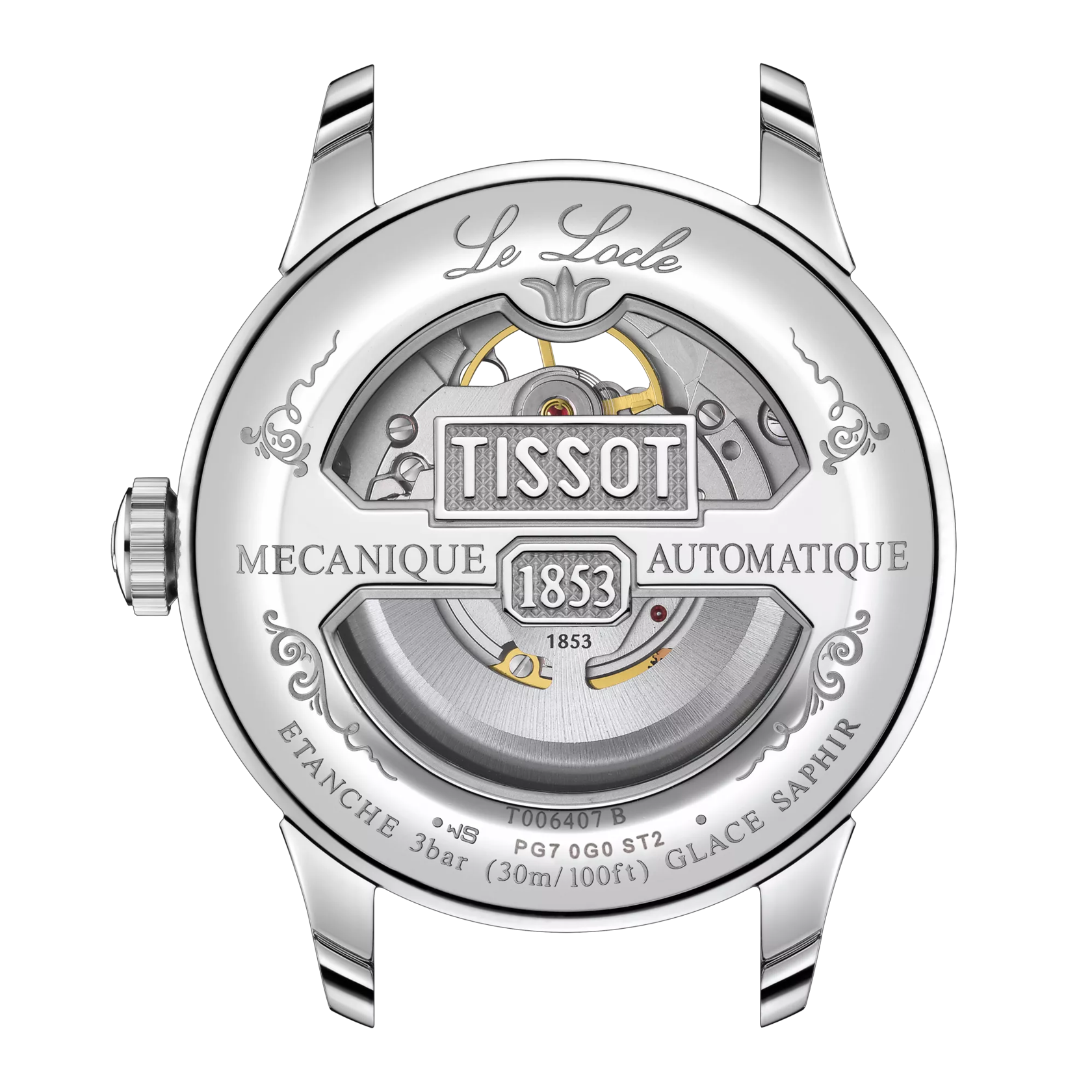 Tissot Le Locle Powermatic 80 Open Heart T0064071103302