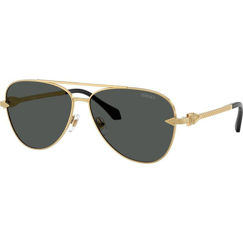 VERSACE 0VE2283 SIZE61 GOLD W/DARK GREY