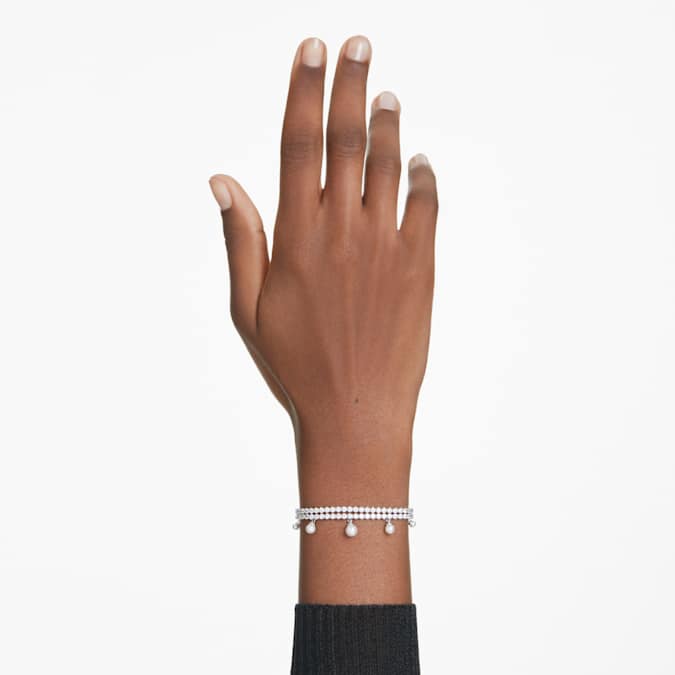 5720870 SS25 CAPSULE:BRACELET PRL WHI/RHS M