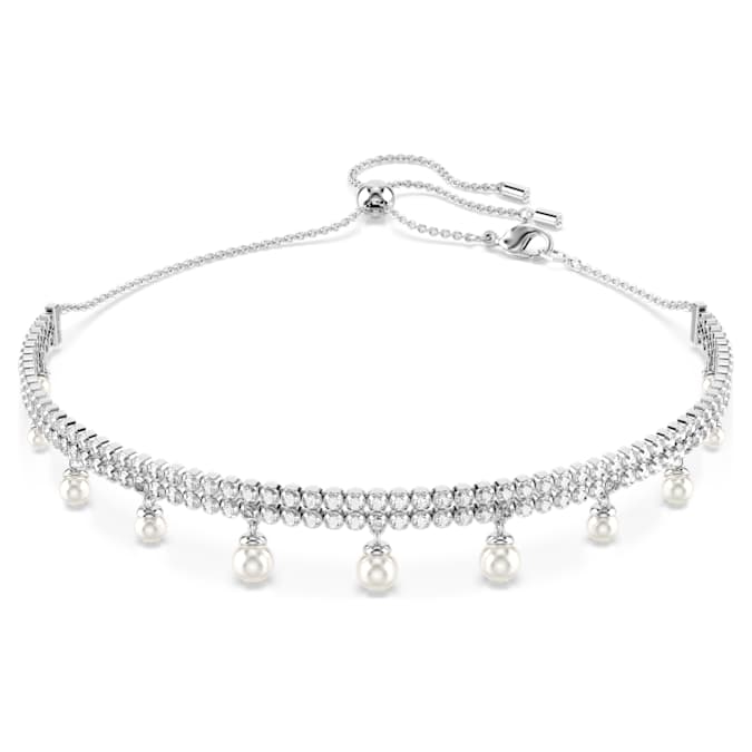 5720865 SS25 CAPSULE:CHOKER PRL WHITE/RHS