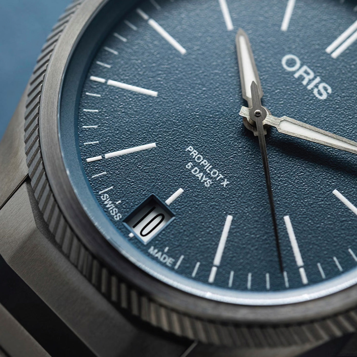 Oris BC ProPilot X Cal. 400 - Dial: Blue, Strap: MB Titanium