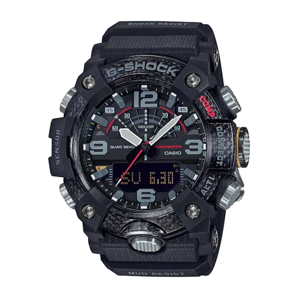 GGB100-1A G SHOCK DUO MUDMASTER QUAD SENS,BLACK RESIN
