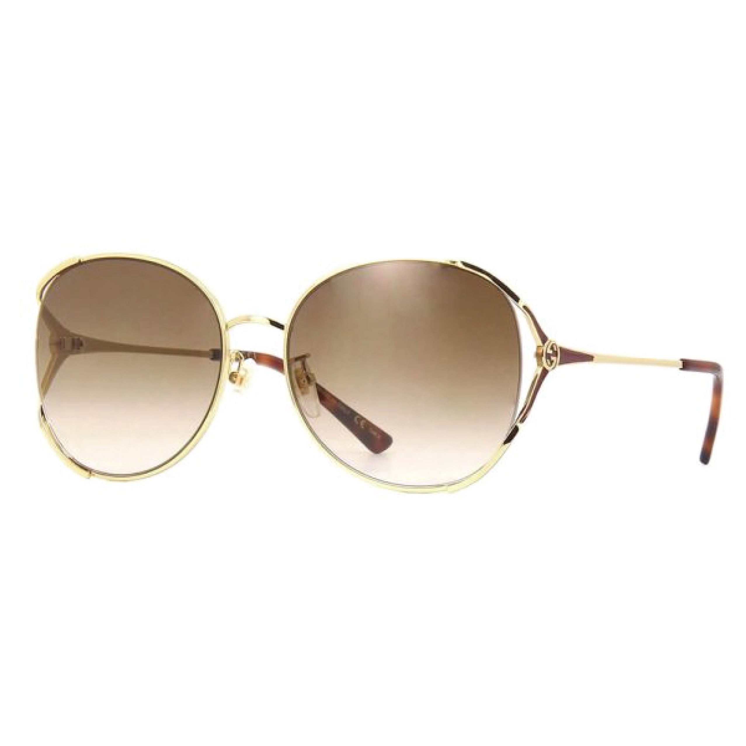 SUNSHADES EYEWEAR - GUCCI GG0650SK003 GOLD (55)-2