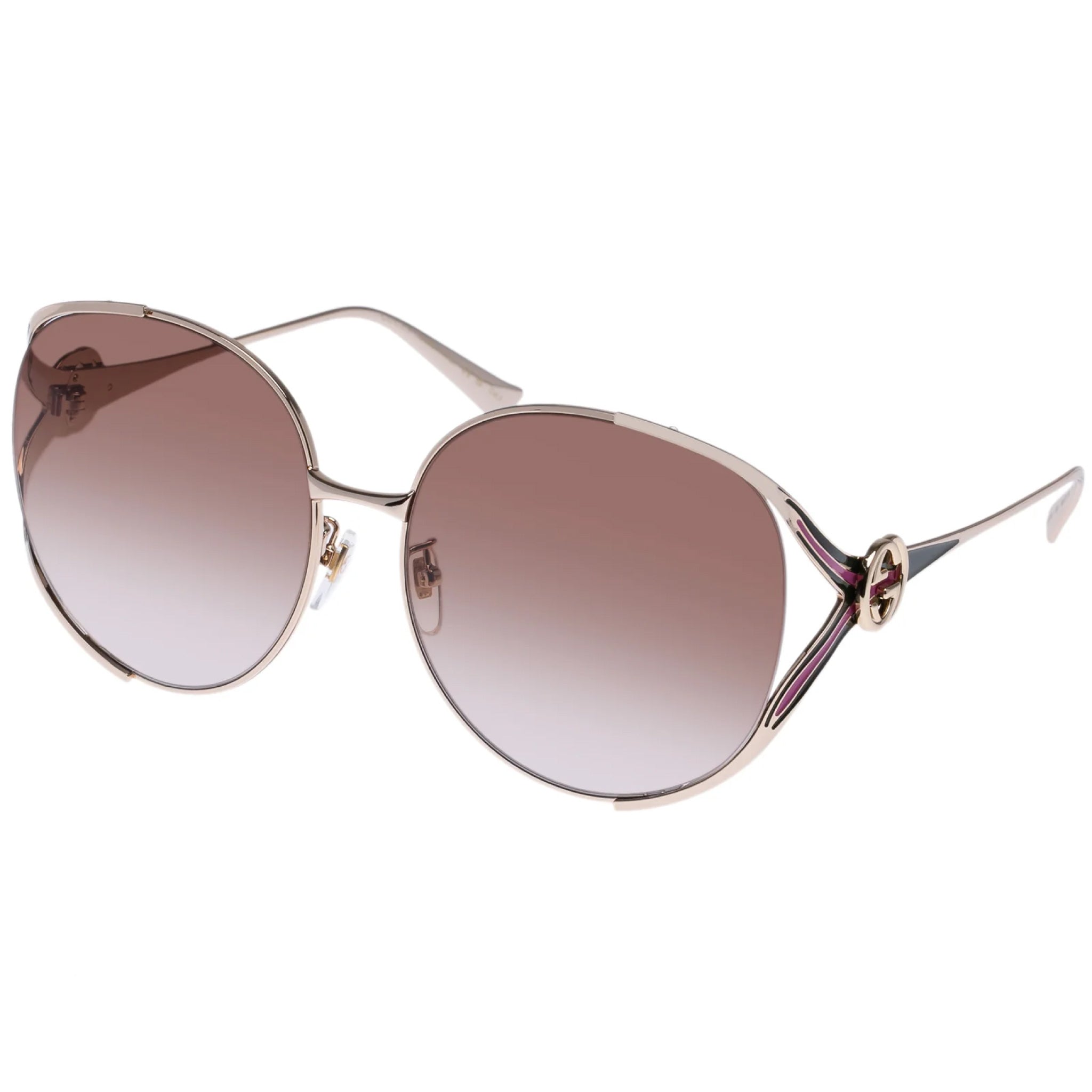 SUNSHADES EYEWEAR - GUCCI GG0225S007 GOLD (56)-2